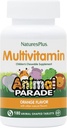 Natures Plus Animal Parade Children's Chewable Multivitamin - Arancione Flavor - 180 Tavole Animal-Shaped - Promuove la salute e il benessere - Vegetariano, Gluten Free - 90 Serve