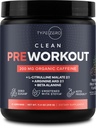 Tipo Zero Clean Pre Workout (11.3 oz, Fruit Punch) + Radice di barbabietola + L-Arginina + L-Citrulline, 2G Arginina, L-Citrulline Malate, Beta A, Sugar Free, Organic Caffeine Preworkout per Uomini & Donne