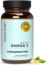 Future Kind Omega-3 Integratore per Clarity, Memoria e Comfort di Mobilità, 2 Mesi Fornitura di Citrus-Scented Softgels con EPA e DHA, Vegan Omega-3 Supplemento da Alghe, Carrageenan Free, 60 Conte