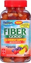 Phillips' Fiber Good Gummies Plus Energy Support Fiber Supplement (bottiglia da 80 Paesi)