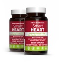 Smart Heart Odorless Omega-3 Fish Oil 1000mg - Triple Strength EPA & DHA, Non-GMO, Heart & Cognitive Support - 90 Burpless Softgels - 2-Pack