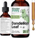 Forever Puppy Dandelion Leaf Drops for Dogs - Kidney Health Liquid Supplemento per cani grandi, medi e piccoli - Rene Cleanse Detox Drops w/Dandelion Leaves Tincture - 2 oz