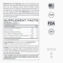Capsule elettroliti, Sali di riidratazione naturale a basso contenuto di carboidrati con magnesio, zinco, calcio e sodio (100ct)