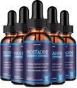 Prostadina, Potent Prostate Support Liquid Drops, Prostadina ad alta frequenza per il benessere globale della prostata, Easy-to-Use Dropper Form (5 Pack)