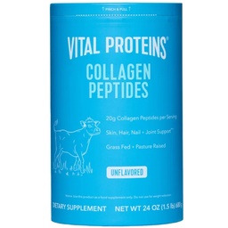 Proteine vitali Peptidi naturali intero nutrimento collagene - Pastura aumentata, Grass Fed, Paleo Friendly, Gluten Free, Ingrediente singolo - 24 oncia
