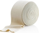 Supporto elastico tubolare Dimensioni F, scatola 10M - colore naturale (4" x 33 piedi) per il supporto del ginocchio di grandi dimensioni Bandage -Medium to Large Thigh, Cotton Spandex