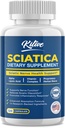 Sciatic Nerve Relief: Advanced Support Supplement per Sciatica – Potente Alpha Lipoic Acid & Turmeric & Herbal Relief Ingredienti – Made in USA, 120 Capsule (120 Count (Pack of 1), Banana)
