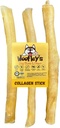 Stick di collagene puro da 12 pollici di Woofley per cani (3 conte) - Cuciture per cani di medie e grandi dimensioni - Bully Stick Rawhide alternativa