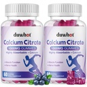 Calcium Citrate Gummies, Citrato di calcio masticabile 1000mg per Bone, Supporto muscolare e immunitario, Ultimate Absorption Calcium Integratori per Donne & Uomini, Mirtillo, 120 Chews