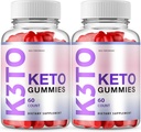 IDEAL PERFORMANCE (2 Pack) K3TO. Ketos Gummies K3TO Gummies K3 a Gummies (120 Gummies)