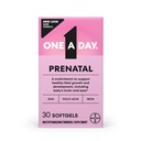 Un giorno Vitamine Prenatali - Acido Folico, Ferro, Omega- 3 (DHA), Vitamine di Gravidanza per le Donne, Multivitamina Prenatale per il supporto mamma e bambino, Gravidanza Deve avere 30 Ct (Packaging May Vary)