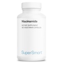 Supersmart - Niacinamide Supplemento 2000mg al giorno (Nicotinamide) - Flush Free Vitamin B3 Niacin | Non-GMO & Gluten Free - 180 capsule vegetariane