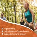 Ora Alimenti Vitamina D3 (Cholecalciferol) - 5000 UI, 360 Softgels - Alto Potency Bone Salute e Immunity Support Supplemento, Mood Booster - Halal, Kosher - 360 Conte (Pacchetto di 1)