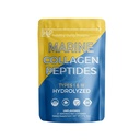 Proteine viventi sane | Peptidi di collagene marino Tipo 1 & 111 | 24g Proteine di pesce, Pesce selvatico naturale, Non OGM | Keto & Paleo, Senza glutine, Kosher | Polvere non aromatizzata (8 oz)