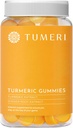 TUMERI Turmerico e Ginger Gummies – Integratore di supporto congiunto curcumina curcuma curcuma - 60 Contenitori naturali Gummie Vegane aromatizzate