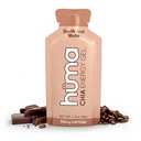 Huma Chia Energy Gel, Doubleshot Mocha, 12 Pack, 100mg Caffeine per Packet - Premier Sport Nutrition per Endurance Exercise
