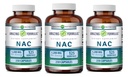 Incredibile Formulas NAC 600 Mg | N-Acetyl Cysteine Supplement | Capsule | Non-GMO | Gluten Free | Made in USA (3 Pack, 250 Count)