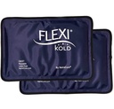 2 FlexiKold Gel Ice Packs - Gel Pack per lesioni riutilizzabili, Back Pain Relief, Ginocchiera Ice Pack Wrap, Dopo la chirurgia, Ice Pack for Knee - 6303-COLD-2PK by NatraCure - Medium – 2PK