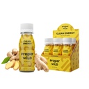 Proper Wild Vegan Energy Shots, con L Theanine e Caffeina Organica, Clean Plant Based Energy Drink, Gluten Free, OGM Free, Dairy Free, Stevia Free, Soy Free, Ginger, 2.5 Fl Oz, 6 Pack