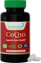 CoQ10 100mg Softgels – Supplemento antiossidante ad alto assorbimento per la salute del cuore, la produzione di energia e il supporto cellulare – Non-OGM, senza glutine – 120 Softgels, alimentazione a 4 mesi