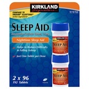 Cos7 Kirkland Signature Doxylamine Succinate Tablets ,25mg Nighttime Sleep AID - 2 X 96 Tablets (192 Tablets Totale)