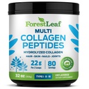 Peptidi di collagene Polvere non aromatizzata - Polvere di proteine del collagene idrolizzata Tipo 1, 2 & 3 - Polvere di collagene di Keto di erba Fed per le donne & gli uomini - capelli vitali, pelle, unghie, giunti, recupero, 11g per servire