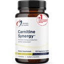 Progetti per salute Carnitina Synergy - 400mg L-Carnitina (da Carnitina Tartrato) + 100 mg Acetil L-Carnitina Pillole - Non OGM + Integratore Vegetariano (120 capsule)