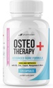 Osteoterapia+ Advanced Bone Support Supplement - Vitamina C, MK4/MK7, Calcium ad alto assorbimento, Manganese, Magnesio