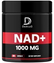 Supplemento NAD 1000 mg - Supplemento NAD puro - Riparazione dell'energia e del DNA, Difesa dell'invecchiamento, Funzione del cervello - 60 capsule