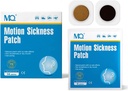 MQ 42ct Motion Sickness Patches Non Drowsy, Sea Sickness Patches for Cruise Travel Essentials, Impermeabile Patch Behind Ear per Auto Airplane Altitude Sickness, Long Last 72H