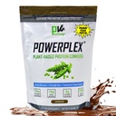 PhysiVantage POWERPLEX Vegan Protein Powder, Collagen Alternative - Organic Plant-Based Pea & Rice Protein, Dairy-Free, Non-OGM, Supporta il muscolo & Joint Recovery, Monk Fruit Sweetened 2 lb (Chocolate)