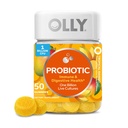 OLLY Probiotic Gummy, Immune e supporto digestivo, 1 miliardo di CFU, Chewable Probiotic Supplement, Mango, 25 giorni di alimentazione - 50 conte