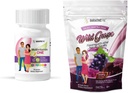 BariatricPal Interruttore Duodenal Confezione completa di vitamina di alimentazione di 30 giorni (Iron-Free Capsule Calcium Citrate Soft Chews con Probiotici - Uva Selvatica)