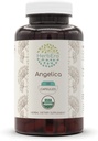 HerbEra Angelica USDA Organic 120 Capsule | Natural Herbal Supplement | Capsule Vegetariani Organici Certificati e Organic Angelica (Angelica archangelica) Radice secca (120 Capsule)