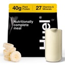 Huel Black Edition | Banana 40g Vegan Protein Powder | Nutritivamente Complete Meal | 27 Vitamine e Minerali, Gluten Free | 17 Servings | Scoop non incluso per ridurre la plastica