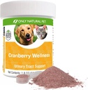 Polvere antiossidante naturale per cani e gatti - Integratore nutrizionale della polvere di bacche per la salute del tratto urinario con vitamina C - 110 Serve
