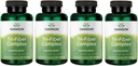 Swanson Tri-Fiber Complex - Integratore Sanitario Digestivo Realizzato con Psyllium, Oat Bran, & Apple Pectin - (100 capsule) (4 Pack)