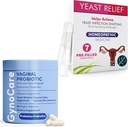Bundle completo di salute femminile: capsule probiotici vaginali + applicatori pre-finanziati antifungini – Dual Support for pH Balance, Odor Control e Yeast Infection Relief