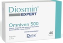Dulàc - Omniven 500-40 Tablets Diosmin, Estratto di castagne di cavallo, Broom di macellai, Hesperidin. Integratore alimentare, Made in Italy