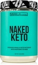 Naked Vanilla Keto - Polvere Premium Vanilla Keto Fat Bomb - Niente artificiale - Polvere senza glutine Keto Bomb Vanilla Mct olio con No Gmos - 1.3 Lb