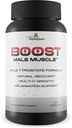 Boost Uomo - Supporto per la prostata di massima resistenza per gli uomini - Promuovi la vescica completa Giorno di svuotamento e notte - Supporto Migliorato flusso sanguigno con tè verde - Integratore per la salute della prostata degli uomini - Supporto urinario