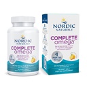 Nordic Naturals Complete Omega, Limone Flavor - 60 Gel Morbidi - 565 mg Omega-3 - EPA & DHA con Aggiunto GLA - Pelle sana, Cognizione, Positivo Mood - Non-GMO - 30 Serve