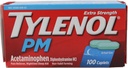 TYLENOL PM Extra resistenza dolore Reliever/Nighttime Sleep Aid Caplets 100 ea