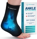 Ankle Ice Pack Wrap for Swelling - Terapia Calda/Cold Ice Wrap per Rilievo del dolore del piede, Rilievo del dolore del tallone, Fascite plantare, Malattia della Tendonite di Achille, Compressione della caviglia Sprained, Piccolo/Medio