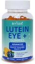 Lutein Gummies: Supporto per la salute degli occhi Lutein Vitamine Zeaxanthin Integratori per la cura della visione degli adulti e supporto maculare 60 Gummies 30 giorni di alimentazione