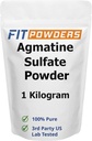 Polvere di solfato di agmatina 1 chilogrammo (dimensioni multiple) resistenza e pompa (ossido nitrico) 100% polvere di agmatina pura, vegano, senza glutine