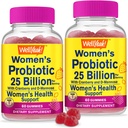 Bene. Si 25 miliardi di Probiotici per le donne Mirtillo e D-Mannose Gummies (2 Pack) - Vaginale e Gut Salute, Supporto Digestivo e Salute Femminile - Probiotico femminile con 12 Straine - 60 Gummies
