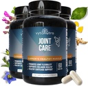 Supporto congiunto per anziani e adulti attivi – Glucosamina, MSM, Vitamina C & Herbal Blend con Corydalis & Turmeric – Mobility & Flexibility Formula – 3 Bottiglie*