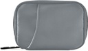 Naanle 7 giorno Pill Case Travel Pill Organizer Bag con Zipper Portable Weekly Case Dimensioni compatte per il supporto supplemento di vitamina, colore grigio solido