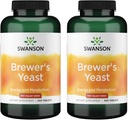 Swanson Brewer's Yeast - B Complex Vitamin Formula (500mg, 500 compresse) (2 Confezione)